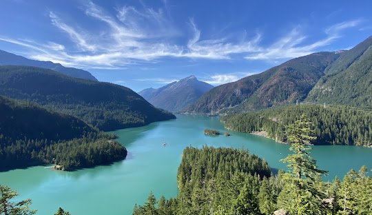 kayaking in Glacial Lakes North Cascades National Park