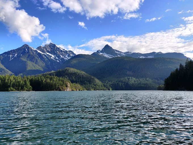 kayaking in Glacial Lakes North Cascades National Park