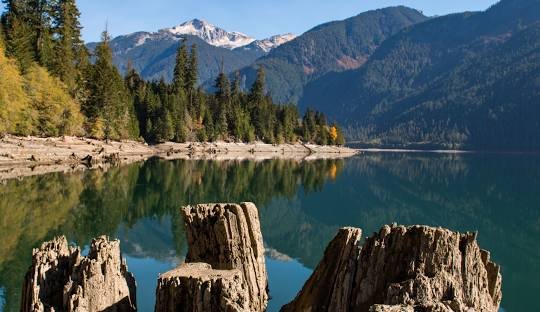 kayaking in Glacial Lakes North Cascades National Park