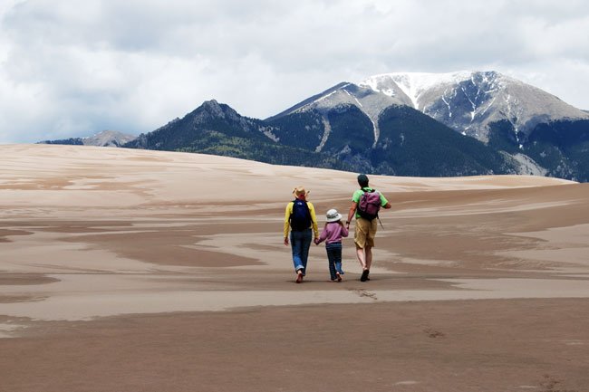 the tallest Sand Dunes in North America